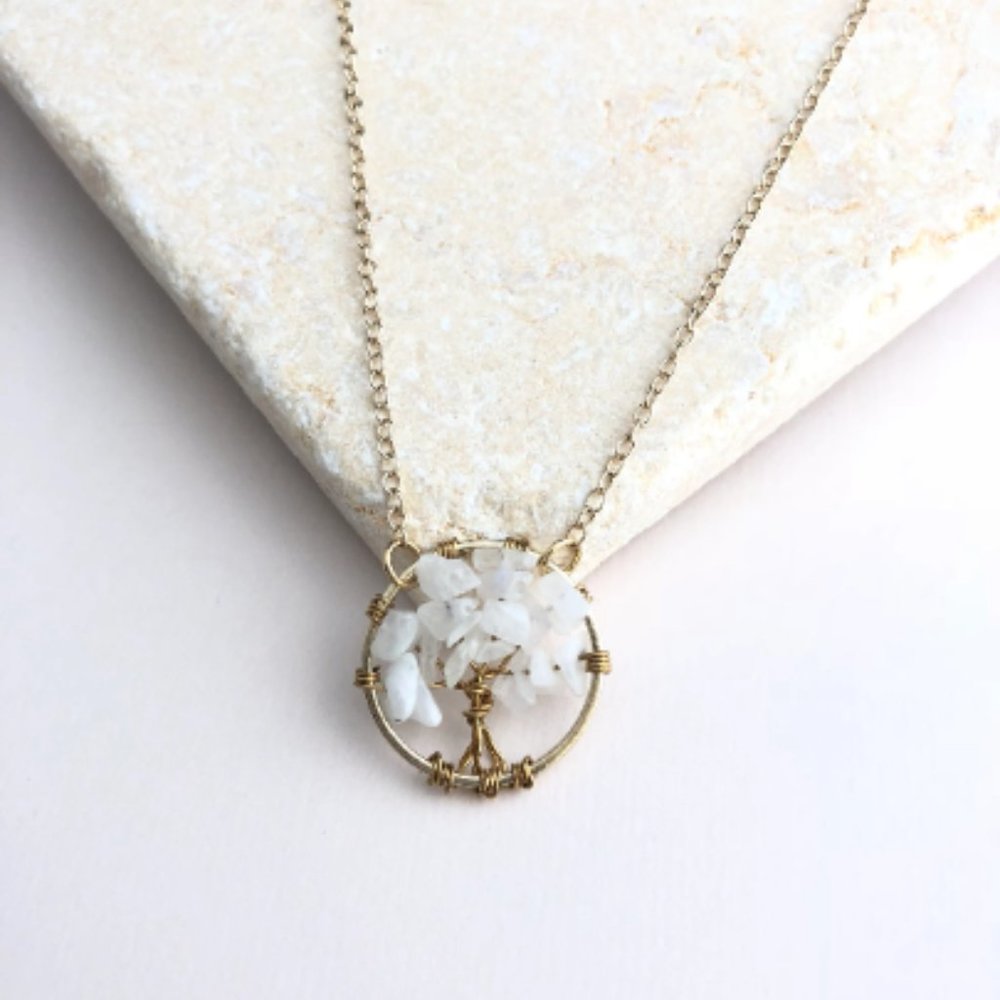Whimsical Tree Necklace, Novelty Tree Necklace, 3D Necklace